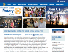 Tablet Screenshot of phxwestrotary.org